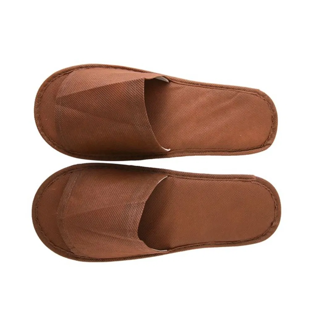 Velour Indoor Guestroom Guesthouse Hotel Disposable Slipper