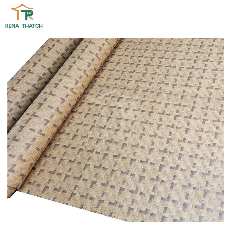 Popular Durable Artificial Basketweave Herringbone Bandeau Plastic Rattan Cane Webbing