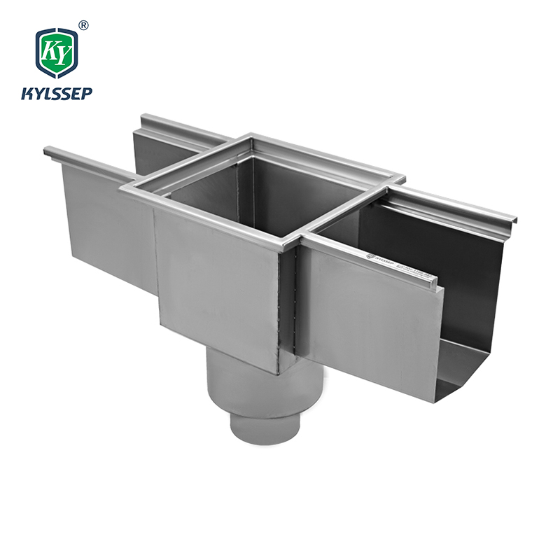 Butchery Industry High Flow Rate Hygienic Anti-Bacteria AISI 316L Stainless Area Floor Gully Drain