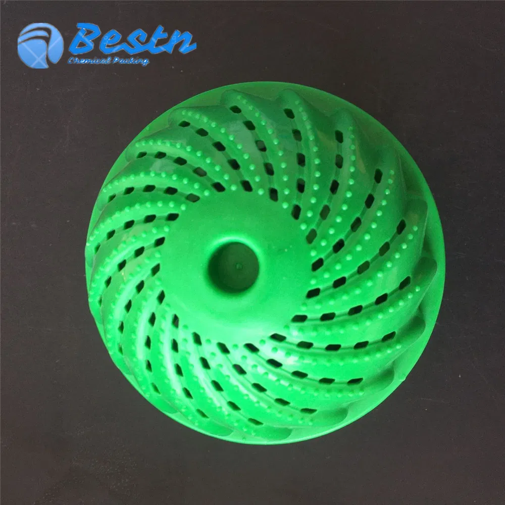 Popular Hard Plastic Washing Ball Eco Magic White Greem Laundry Ball From China