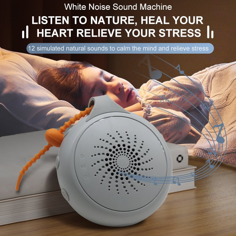 Portable Baby Products Sleeping White Noise Machine Woobie 12 Soothing Sounds Shenzhen Tuodi Electronics EXW Speaker