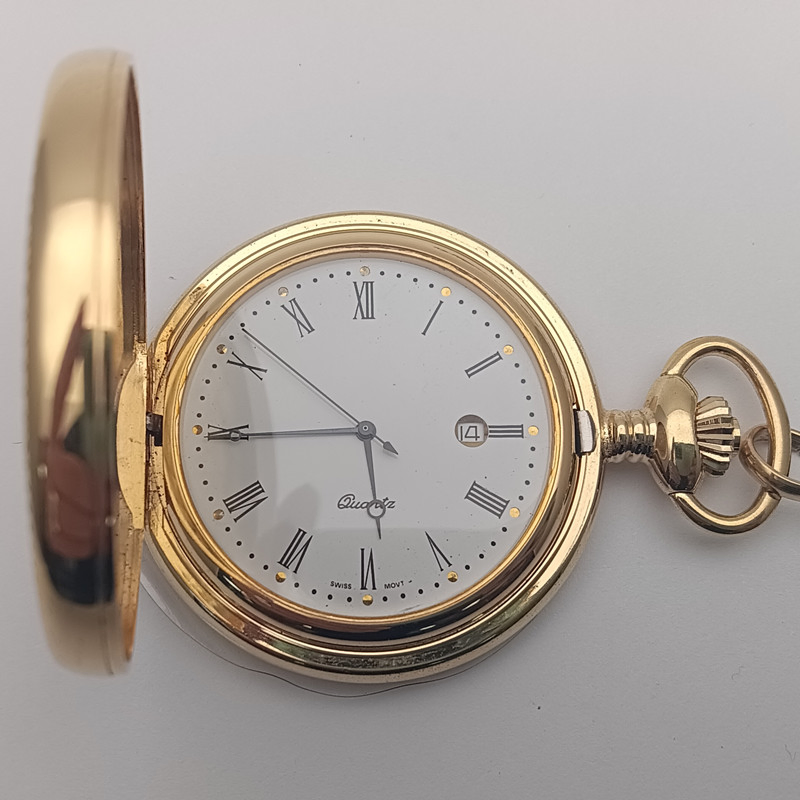 50mm Brass Antique Mechanical Pocket Watches for Men Gift