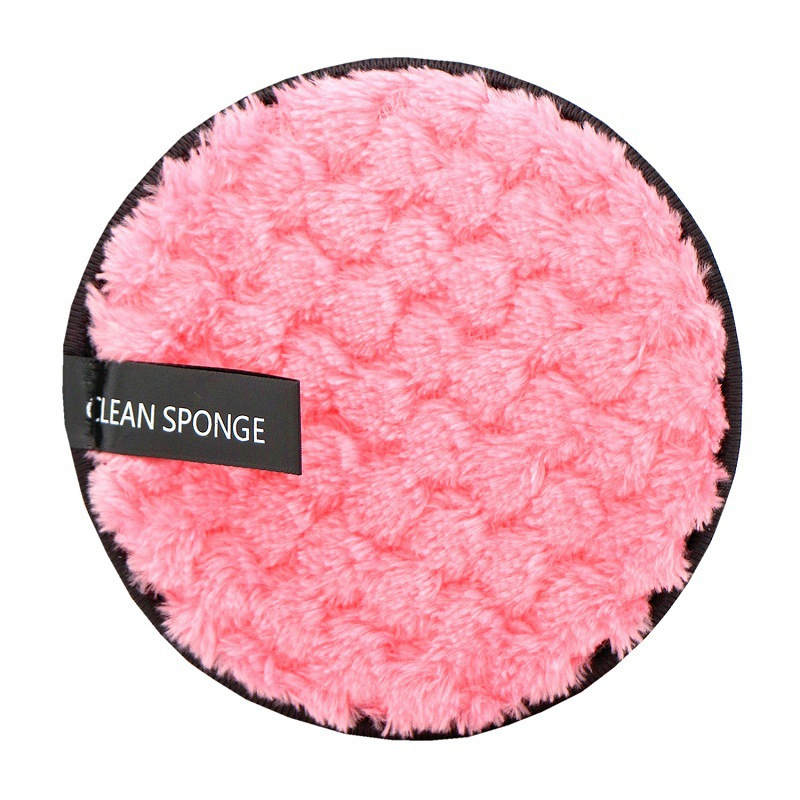 Reusable Microfiber Makeup Remover Sponge Facial Cleansing Pad Cosmetic Powder Puff