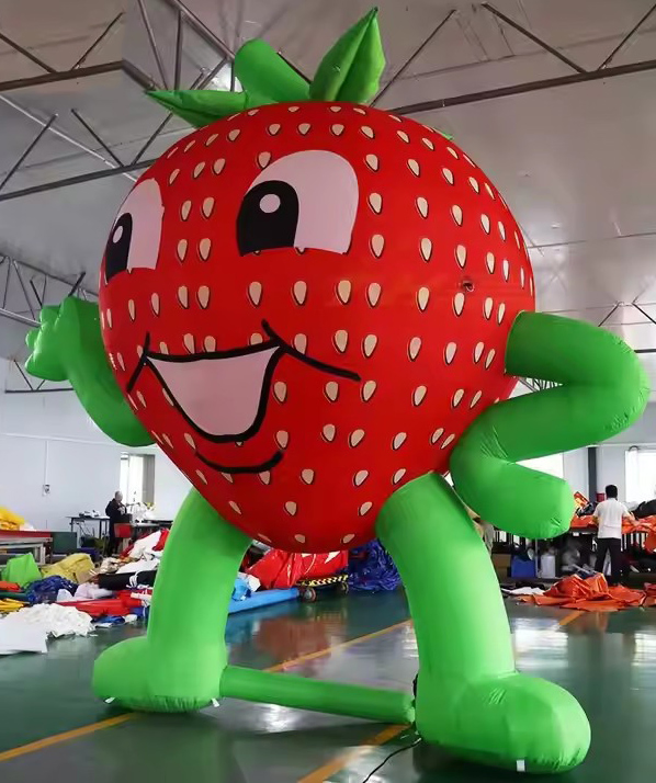 Boyi Inflatable Strawberry Balloon Inflatable Balloon Fruit Strawberry
