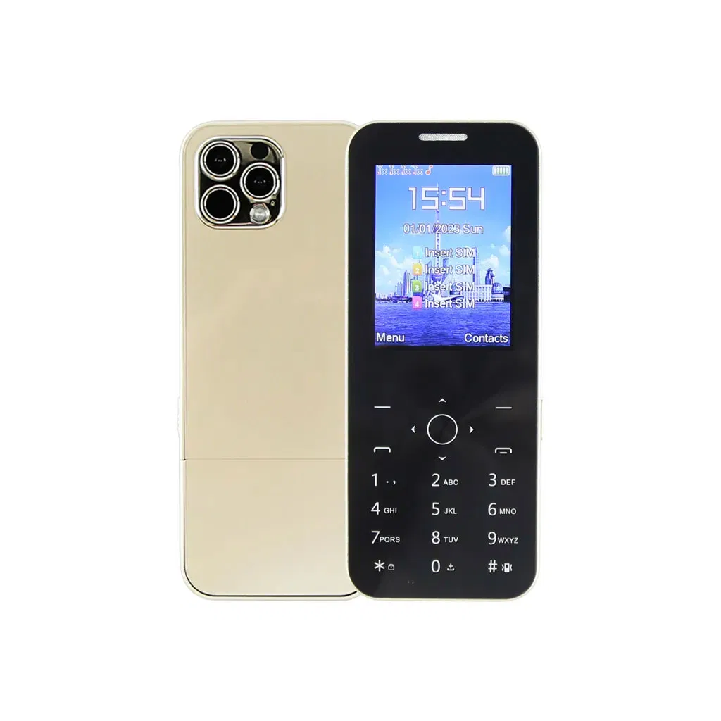 Кнопочный телефон 2.4 дюйма, 2 SIM, 1100 мАч, MP3, FM