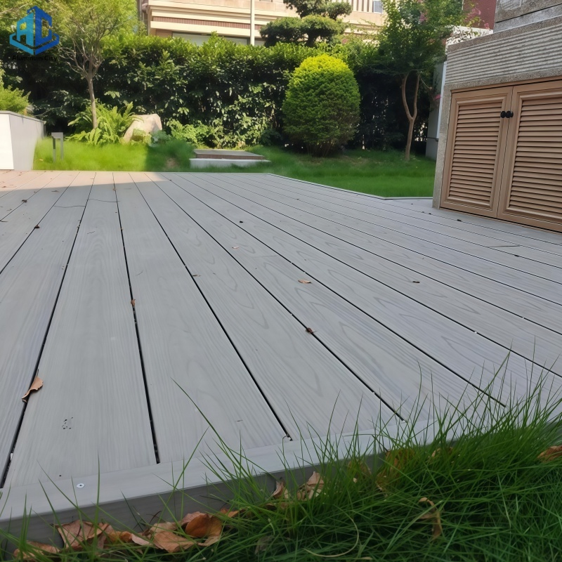 Fireproof Aluminium Decking Outdoor Waterproof Garden Floor Boards Tiles Balcony Flooring Swimming Pool WPC Composite Decking