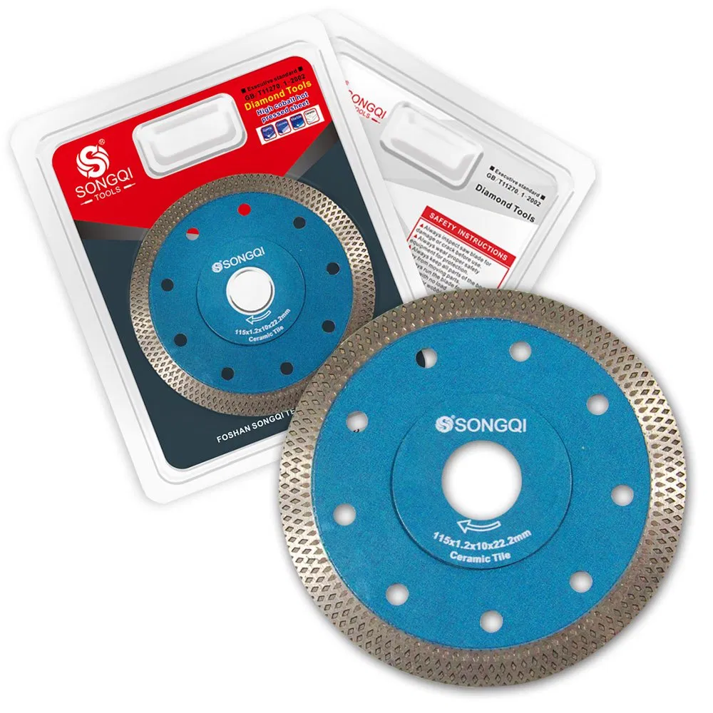 Songqi Upgraded Diamond Saw Blade Cutting Disc for Ceramic Tile Granite 115mm