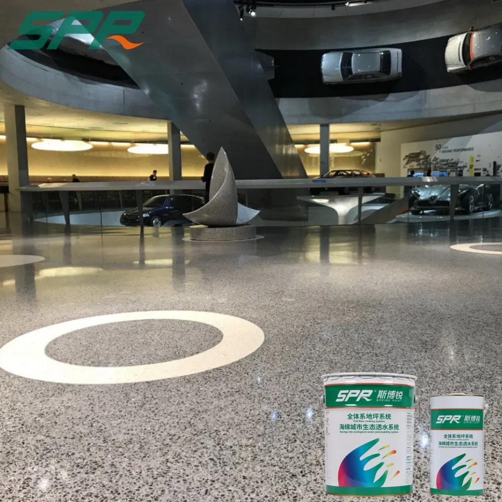Epoxy Coating Terrazzo Elite Decorative Floor Paint for Indoor Mall Metro Airport Hospital