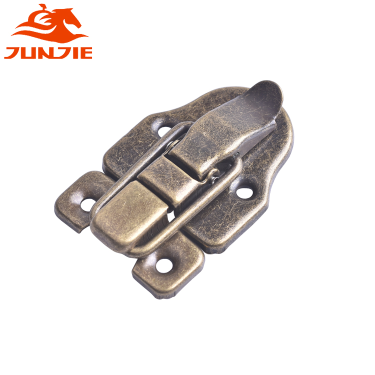 Manufacturer Box Hardware Accessories Latch Lock Customized Bronze-Colored Luggage Latch Lock J413