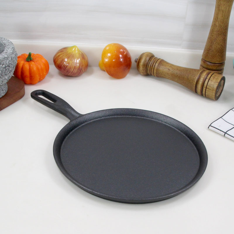Wholesale Heavy Duty 24cm Cast Iron Skillet Frying Pan for Outdoor