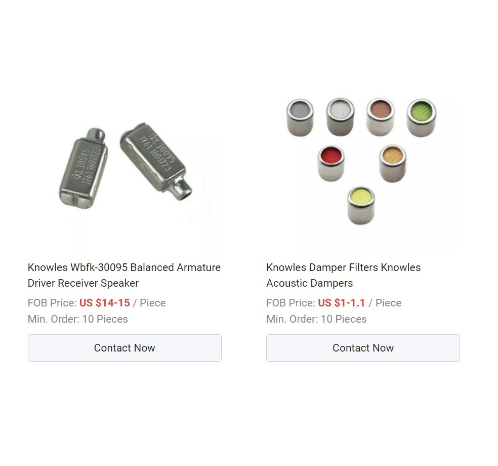 High Quality of Knowles Wbfk-30095 Receiver for Iem