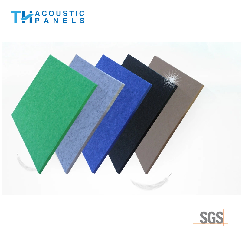 15mm Flame Retartant Polyester Fiber Decorative Acoustic Panel for Stadium