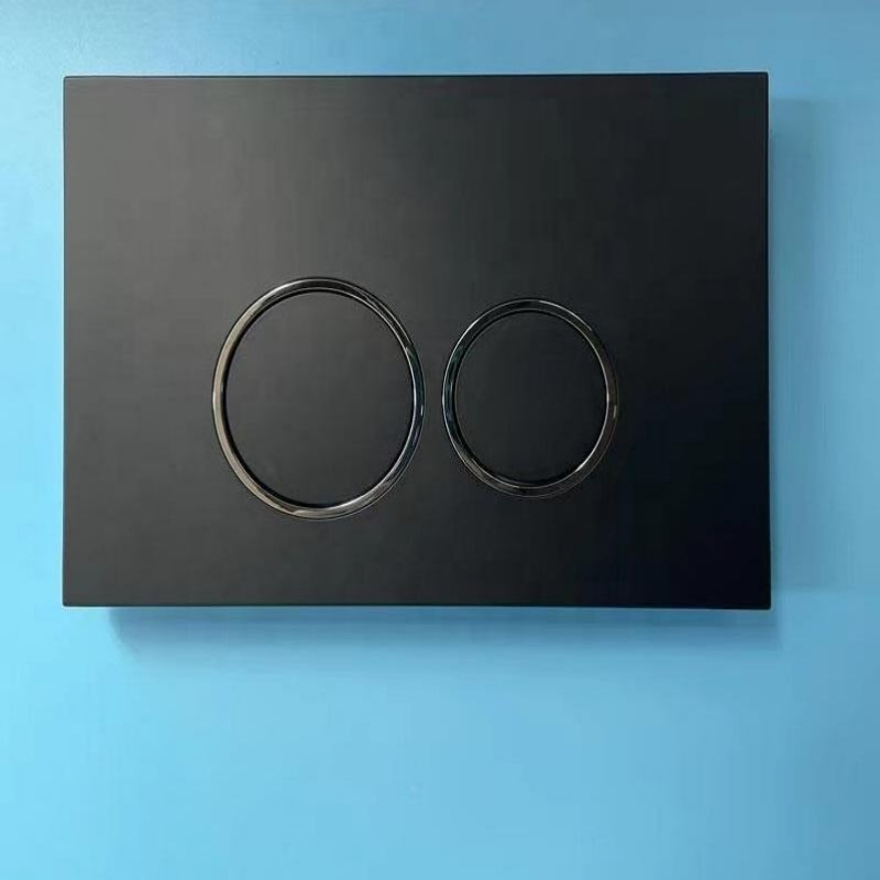 Wholesale ABS Plate Black White Double Flush Button for Wall-Hung Toilet Tank