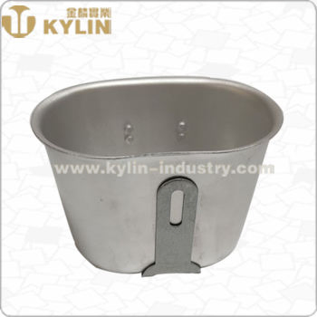 1L Amy Green Travel Canteen with Aluminum Mug and Green Bag