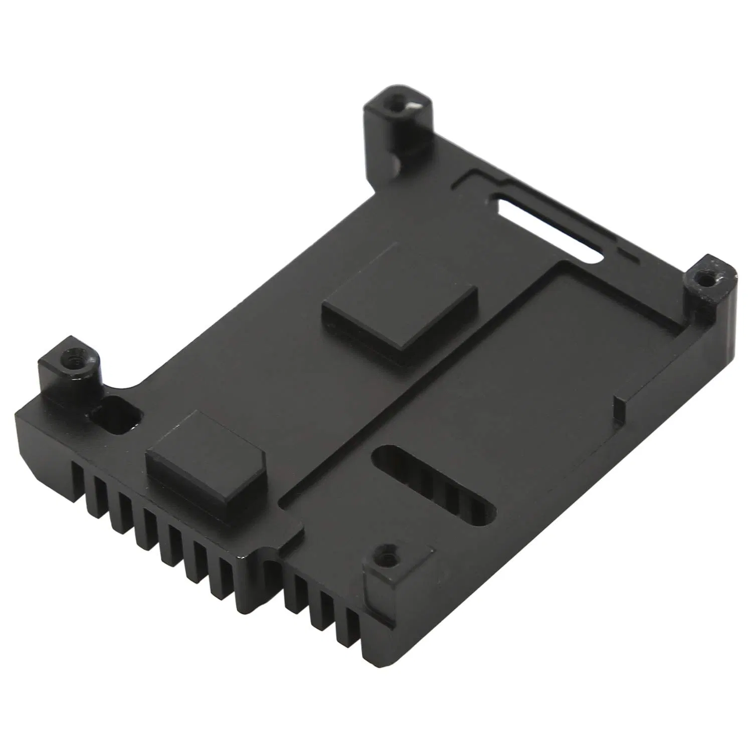 Metal Black Case Cooling Protection Shell Heat Dissipation for Raspberry Pi 3 B/B+, Pi 2 B/B+