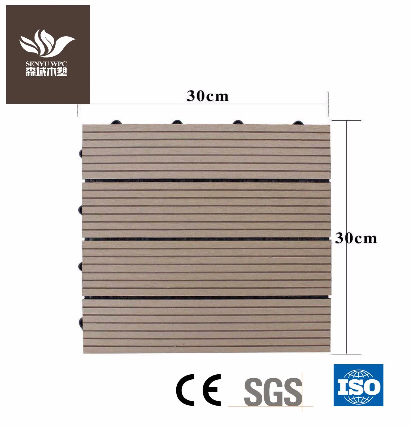 Террасная доска WPC для пола на балконе и улице