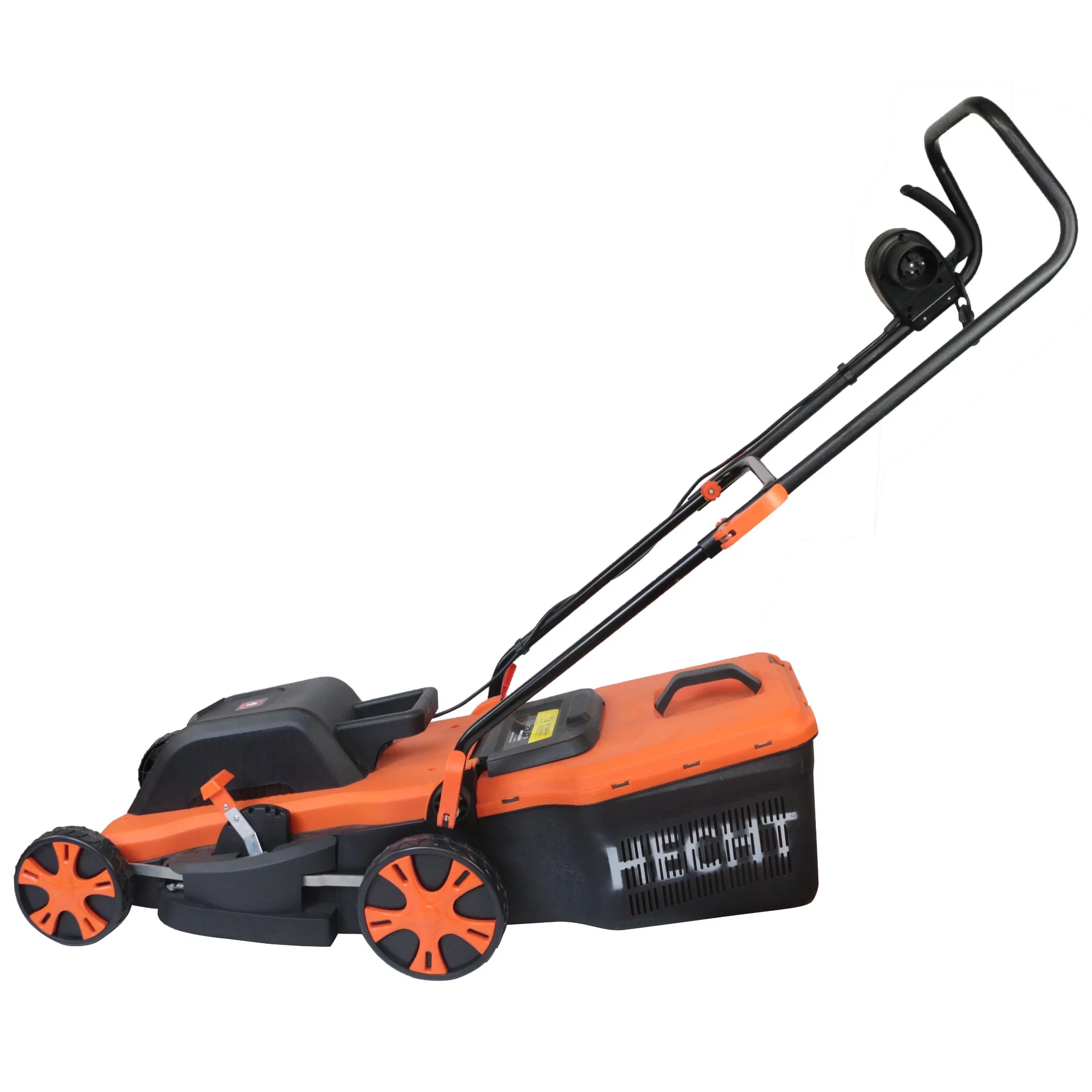 1800W Height Adjustable Walk Behind Hand Push Grass Cutting Machine Corded Electric Lawn Mower with 45L Catch Bag Volume Battery Portable Lawn Mower