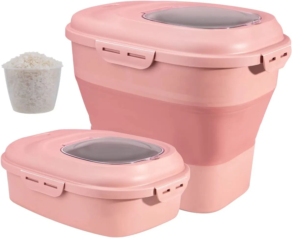 Складной контейнер для круп с мерным стаканом