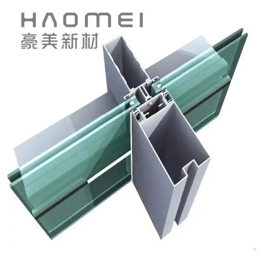 Thermal Insulation Aluminum Extrusion Profiles for Skyscraper Curtain Wall