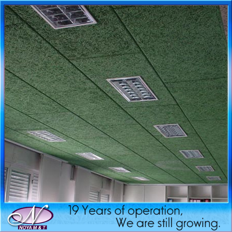 Acoustic Mineral Fiber Board, Fireproof Wood Wool Acoustic Ceiling Panel
