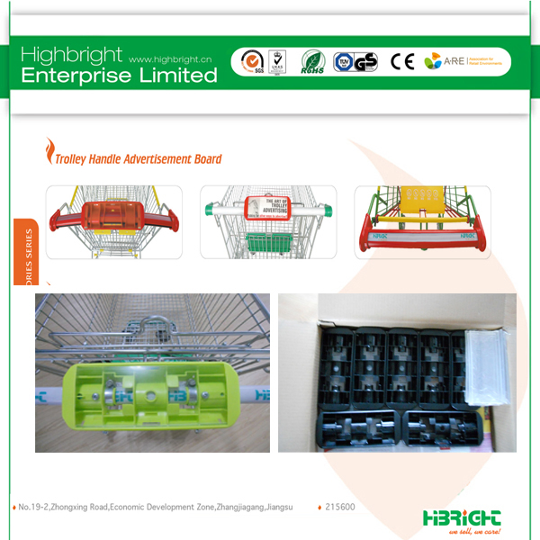 Shopping Trolley Cart Display Advertising Board