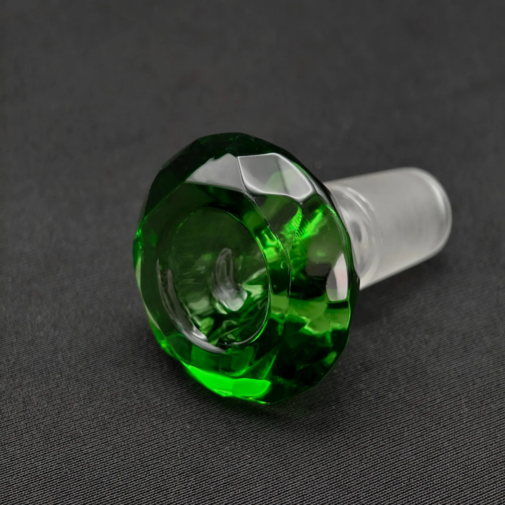 Thick Diamond Appearance Glass Bowl Herb Dry with Handle 3 Types 14mm 18mm Male for Smoking Tools Accessories Glass Bubble