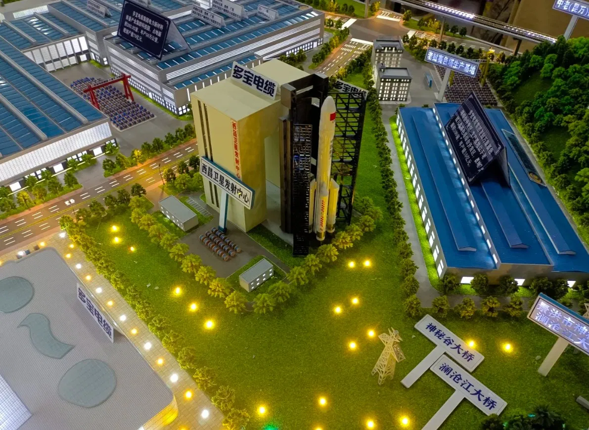 Sand Table Model Making, Modern Commercial Building Interior Model Customization