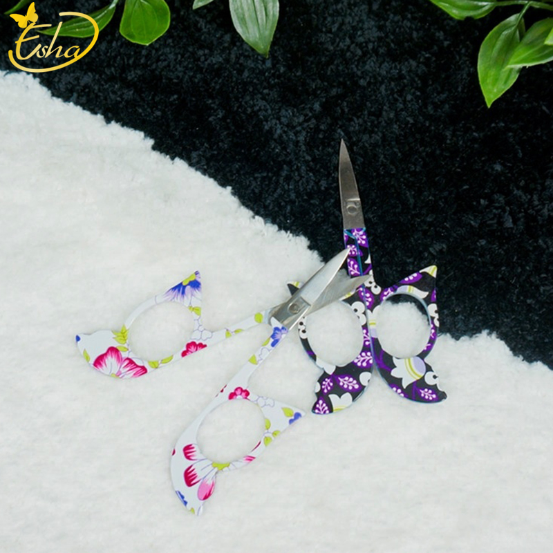 Multi-Function Home Butterfly Exquisite Embroidery Beauty Trim Small Scissors
