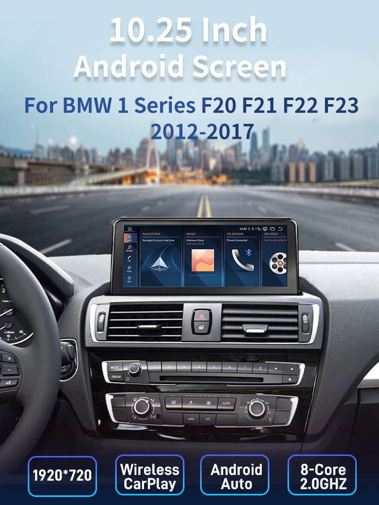 Android CarPlay GPS Radio System for BMW 1 Series F20 F21 F22 F23