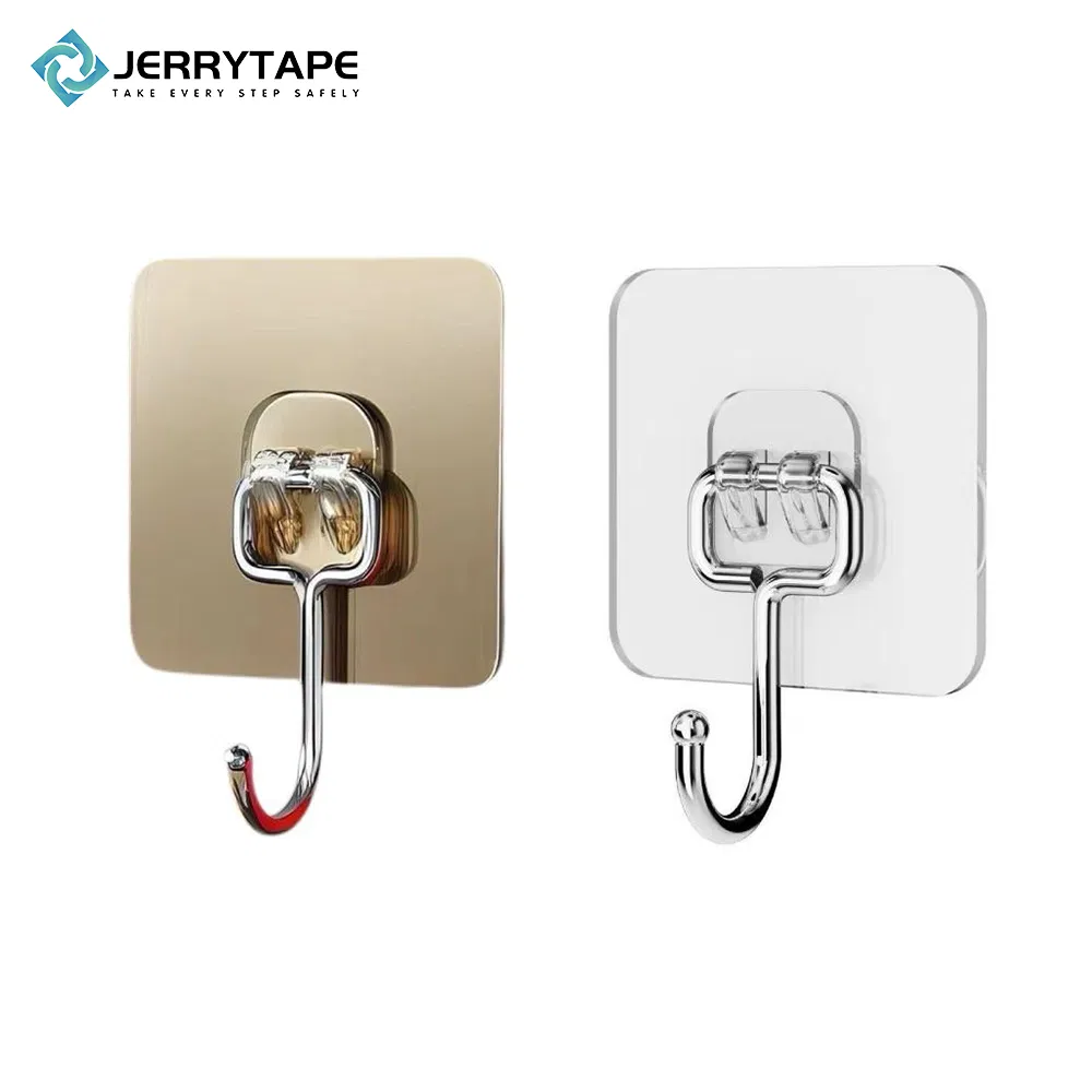 Прозрачные крючки настенные самоклеящиеся, усиленные