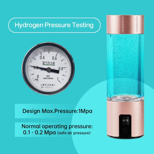 Cahmtf 5000ppb Hydrogen Water Bottle CE/RoHS/Ca65/FDA/LFGB Test Approved