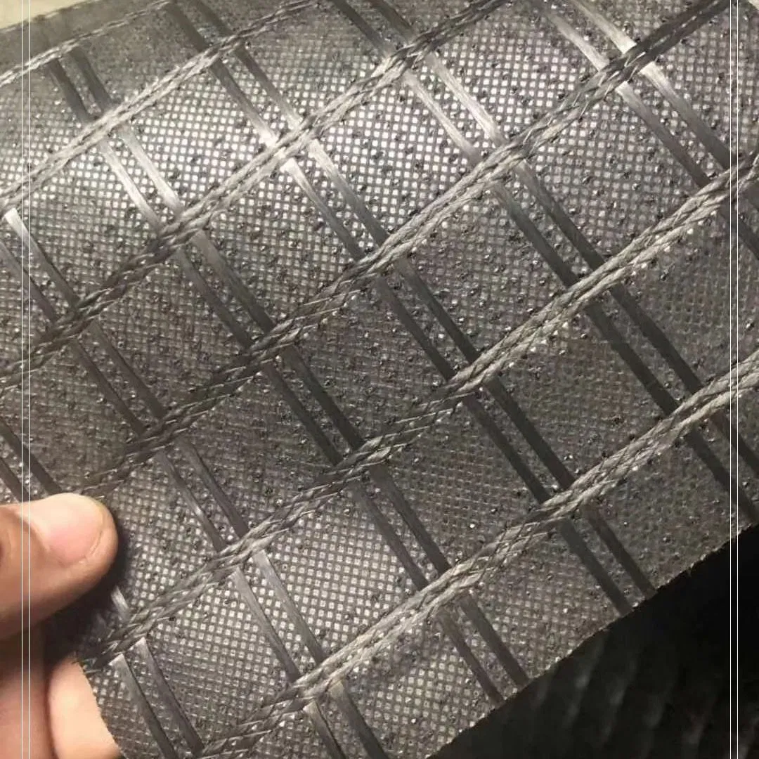 China Factory OEM Mining Use Geogrid Road Use Fiberglass Geogrid Composite Polyester Geogrid