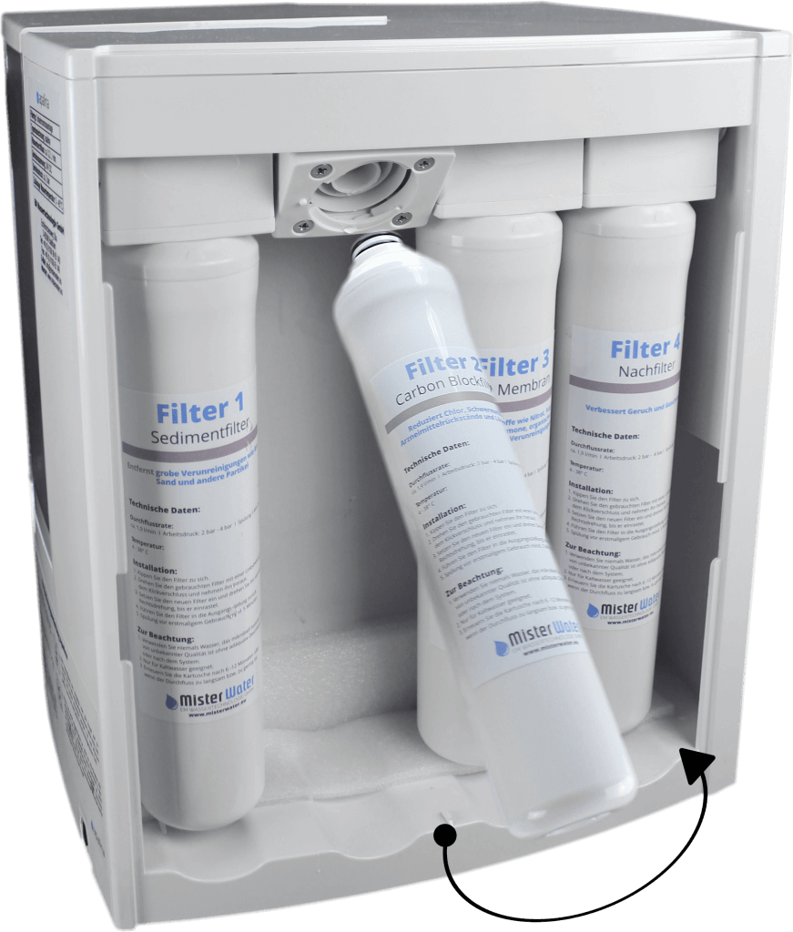 Zero Installation Purifier Reverse Osmosis Water Filter/RO System