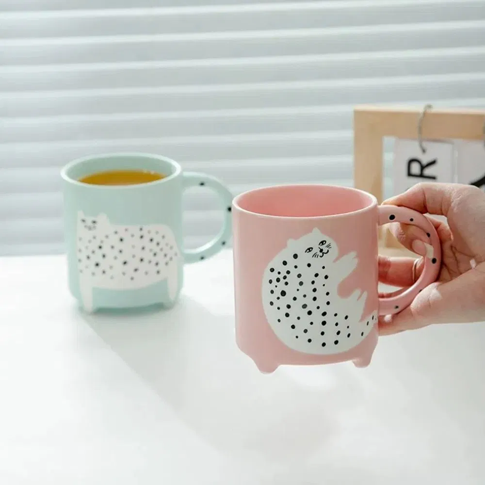 Керамическая кружка 3D с животными для кофе и чая