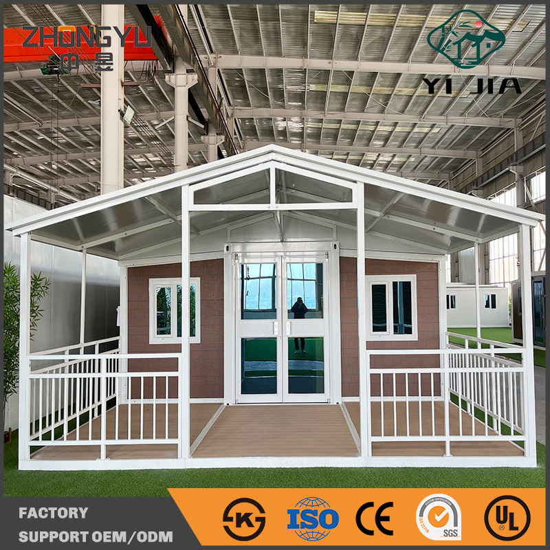Expandable 40FT Prefab Villa House Modular Homes Prefab House for France Market with CE Certification Looking for Distributors