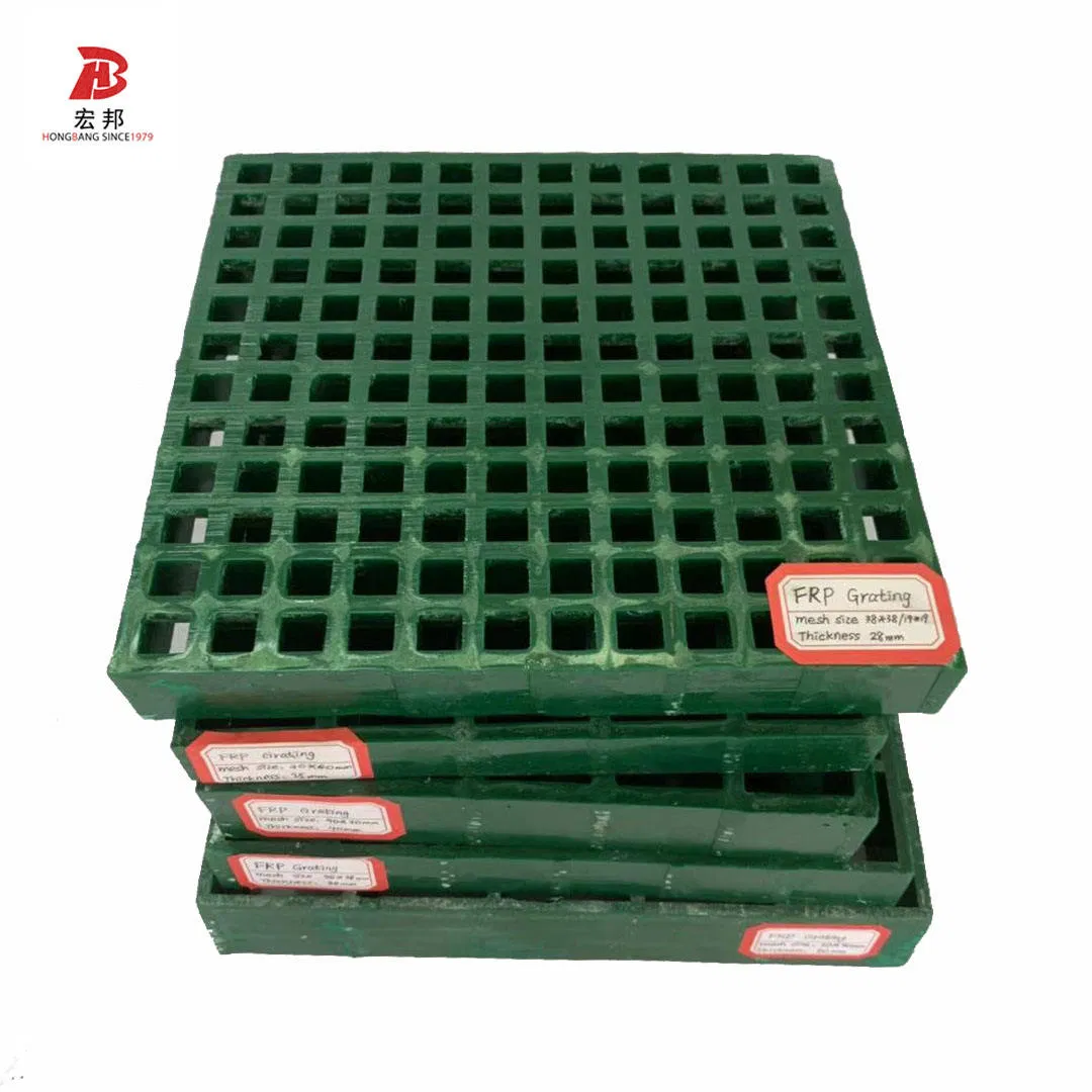 Fiberglass Grid Mesh Heavy Duty Fiberglass Grating FRP Grating Stair Treads