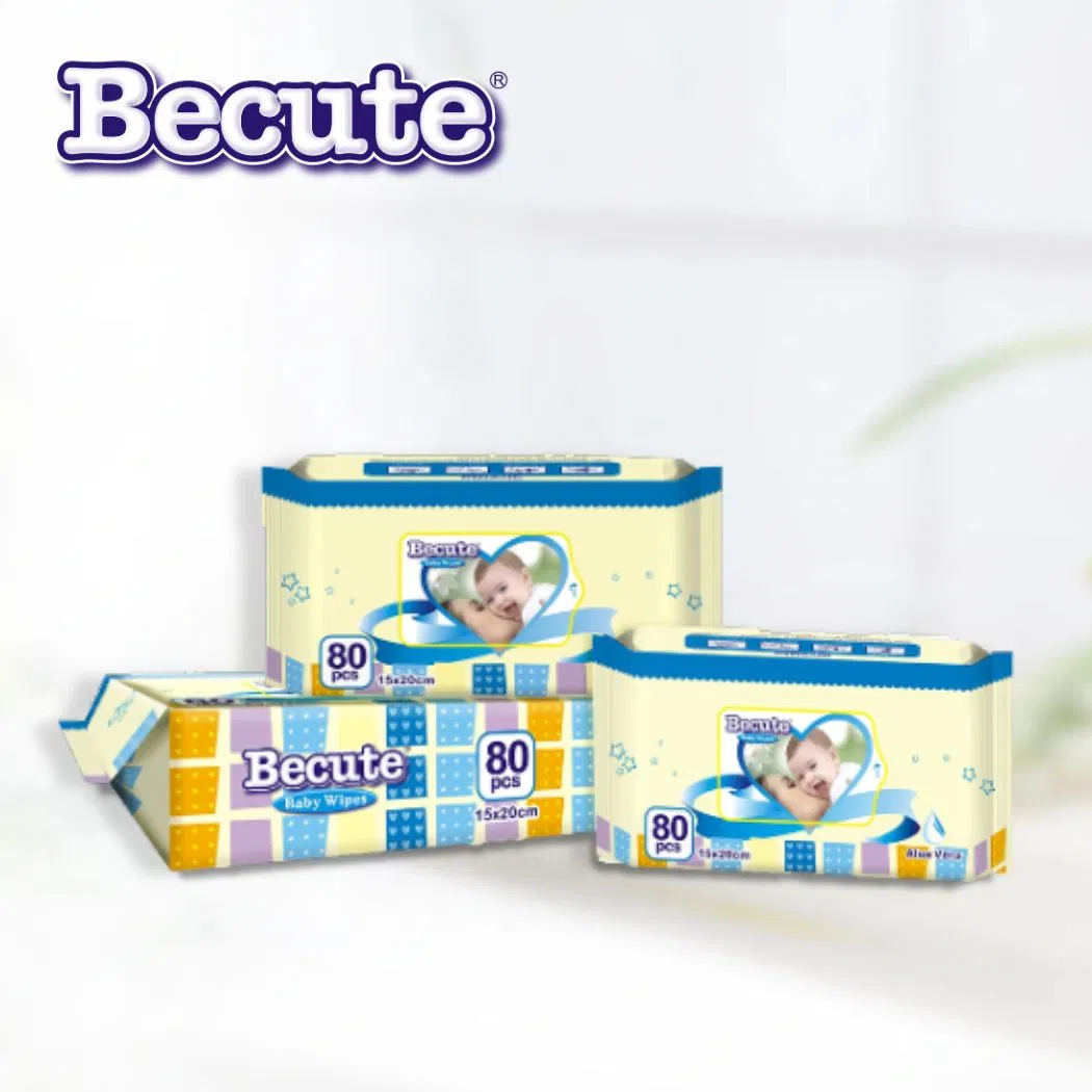 Wholesale Cheap Baby Wipes Non-Alcohol Nonwoven Antibacterial Wet Wipes