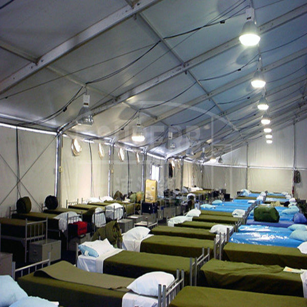 Large Clear Span Curve Tents for Exhibition