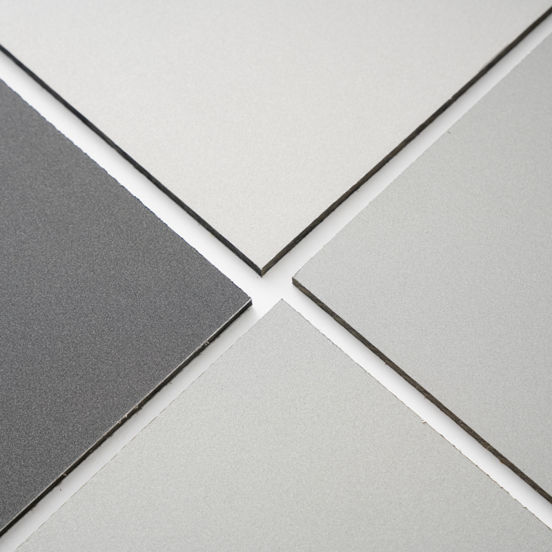 Customized Size Silver Color Fireproof Aluminum Composite Panel for Acm ACP Boards Interior Exterior Wall Cladding