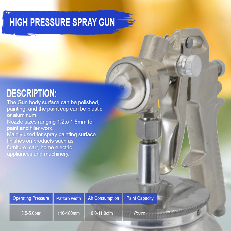 Пистолет для покраски S990S1 высокого давления, 1.5 мм