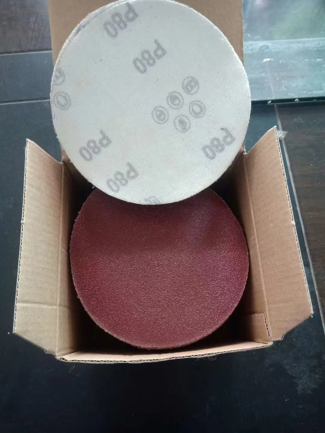 Шлифовальные диски на липучке 5 дюймов, оксид алюминия