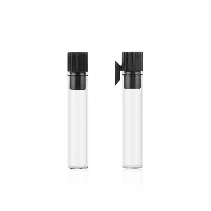 China Supplier Cosmetic Packaging Tubular Glass Tester Bottle with Plug
