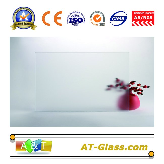 4mm-10mm Acid Etched Glass Frosted Glass Use for Bathroom