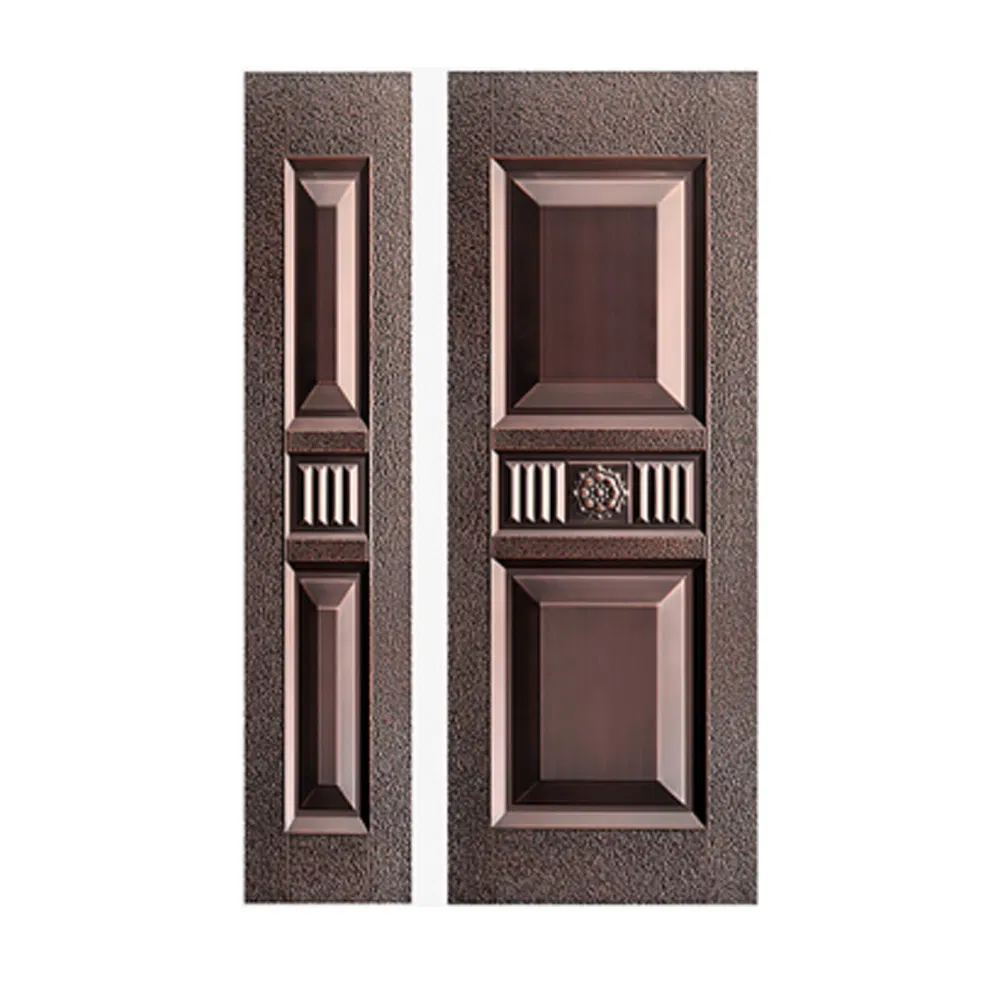 Embossed Metal Door Sheet Galvanized Steel Door Plates Panel Moulded Stamped Steel Door Skins