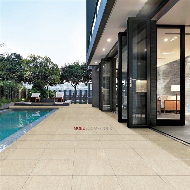 Non Slip 20mm Outdoor Porcelain Flooring Tile Around Pool