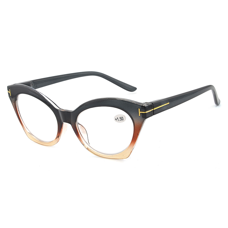 High Quality Fashion Trend Wholesales PC Frame Cat Eye Reading Glasses for Women