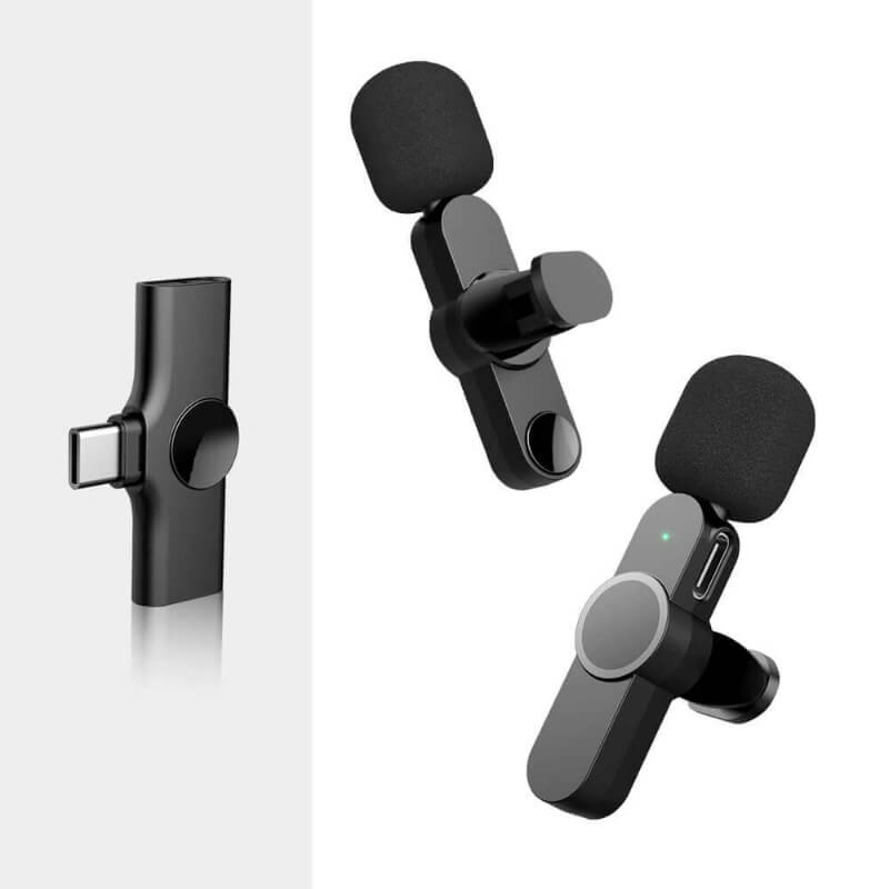 Беспроводной клипсовый микрофон Bluetooth для iPhone
