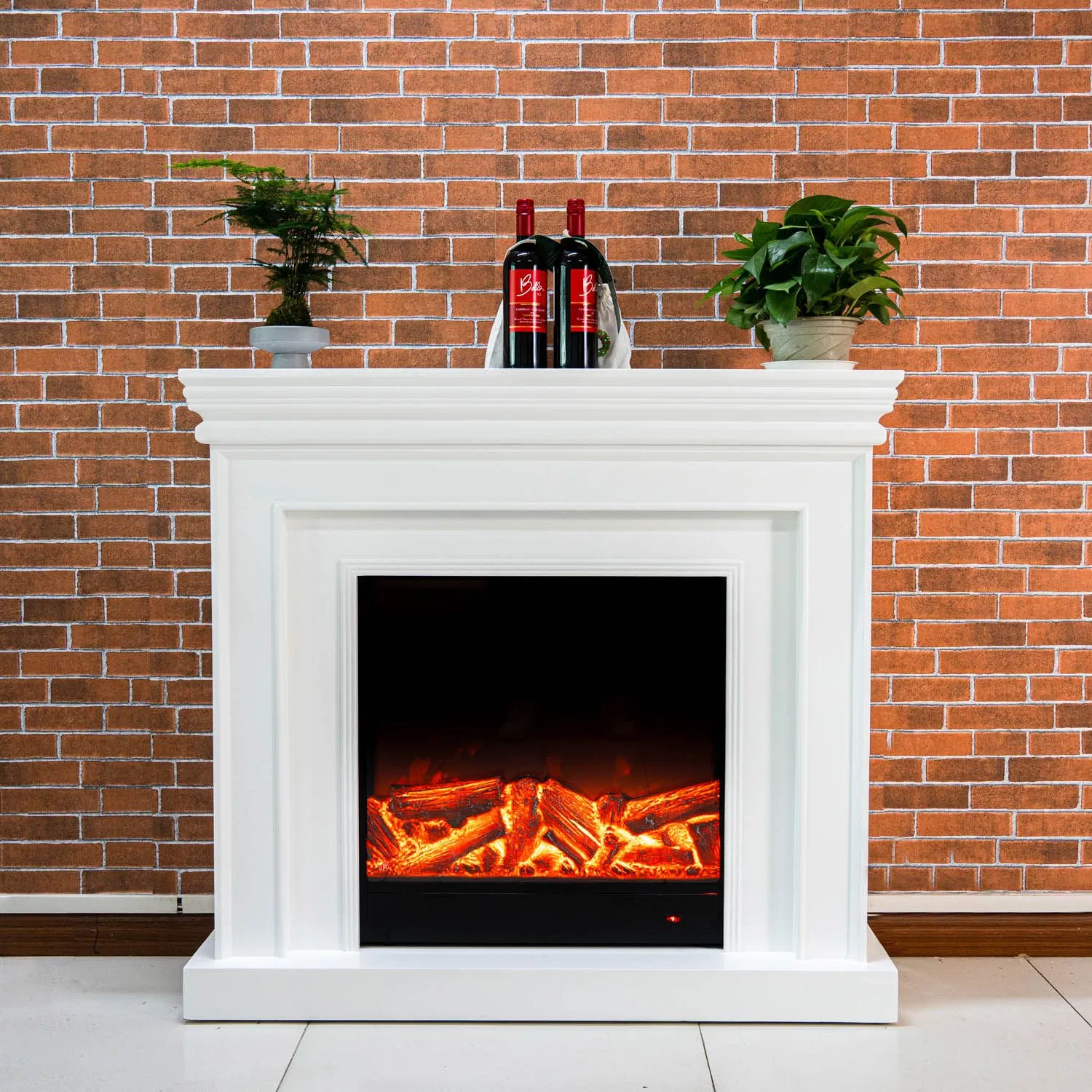 New Good Home Appliance Wooden Mantel Electric Fireplace