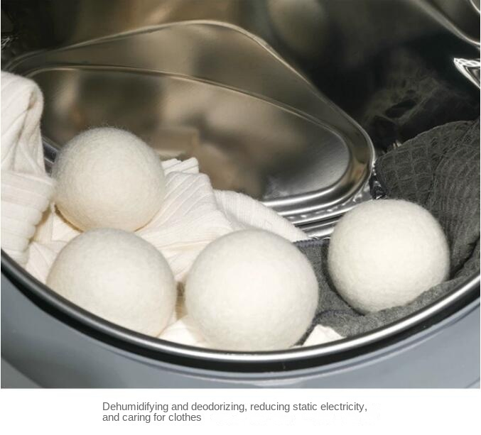 New Zealand Handmade Laundry Dryer Balls 100%Natural Wool Fabric Dryer Ball XL 6 Pack Laundry Balls