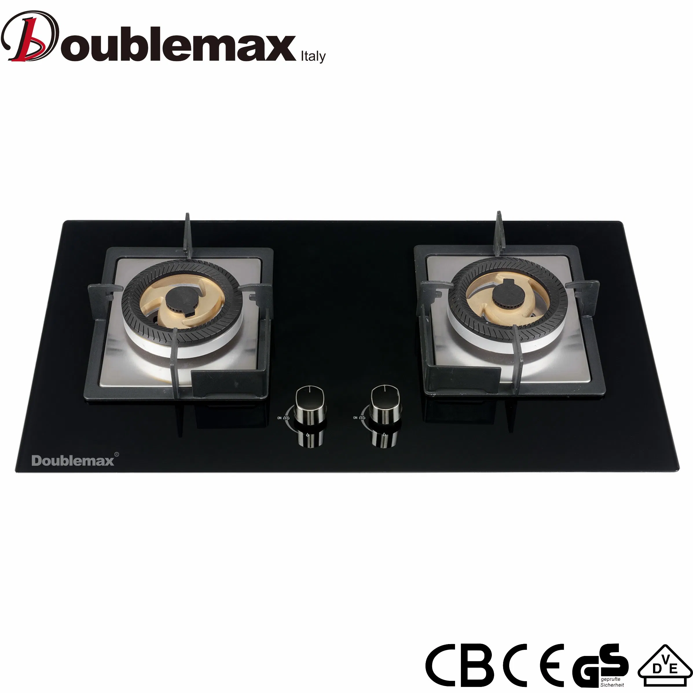 Modern Design 2 Burner Gas Stove Automatic Ignition Cooktops Portable